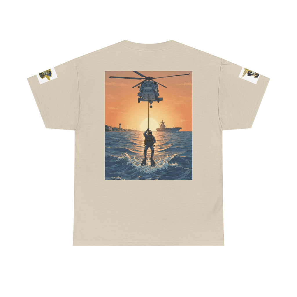 Military Rescue Riders Club T‑Shirt — SAR Chiefs Helicopter Tee