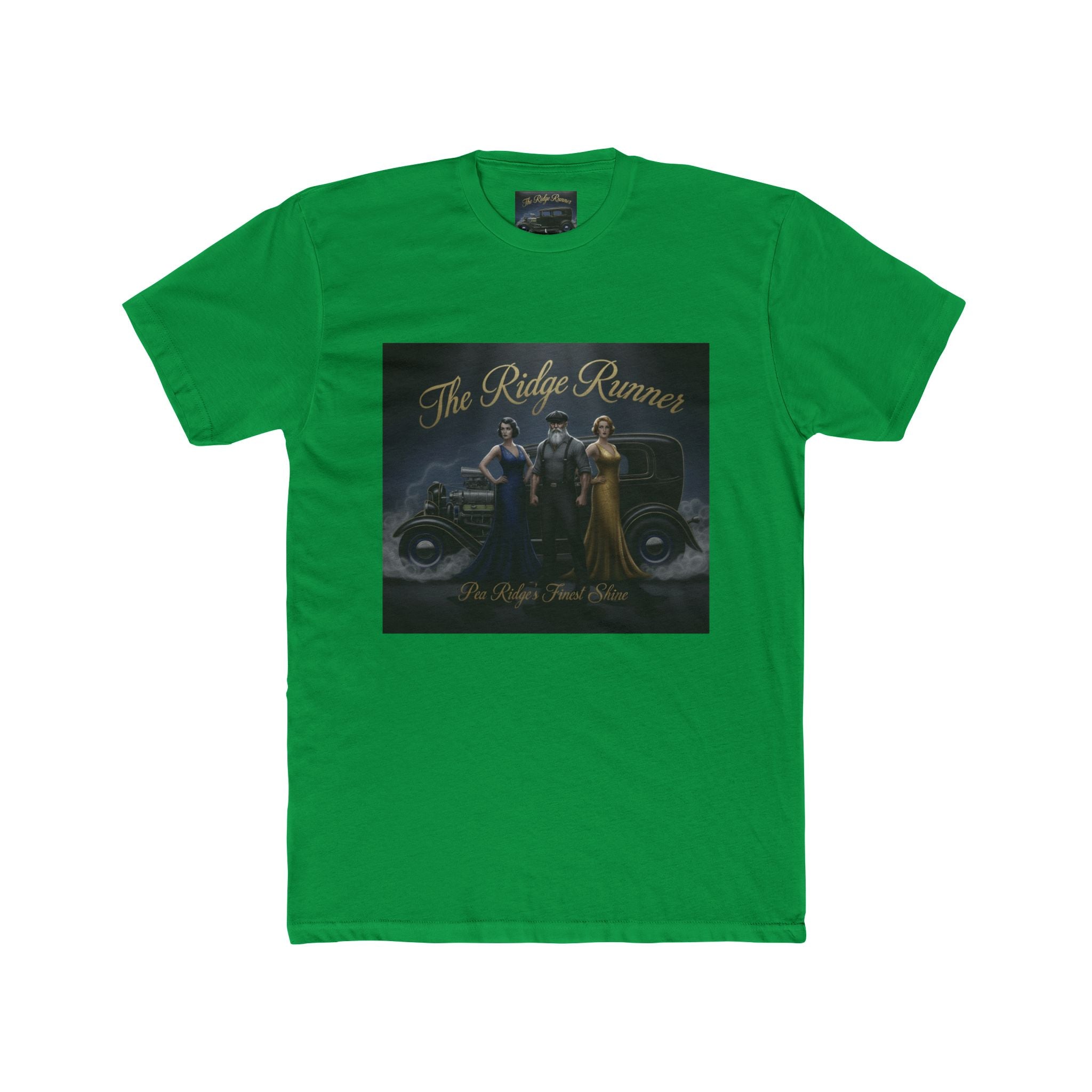 Vintage 'The Ridge Runners' Car Club Tee — Retro 1930s Hot Rod Graphic Shirt