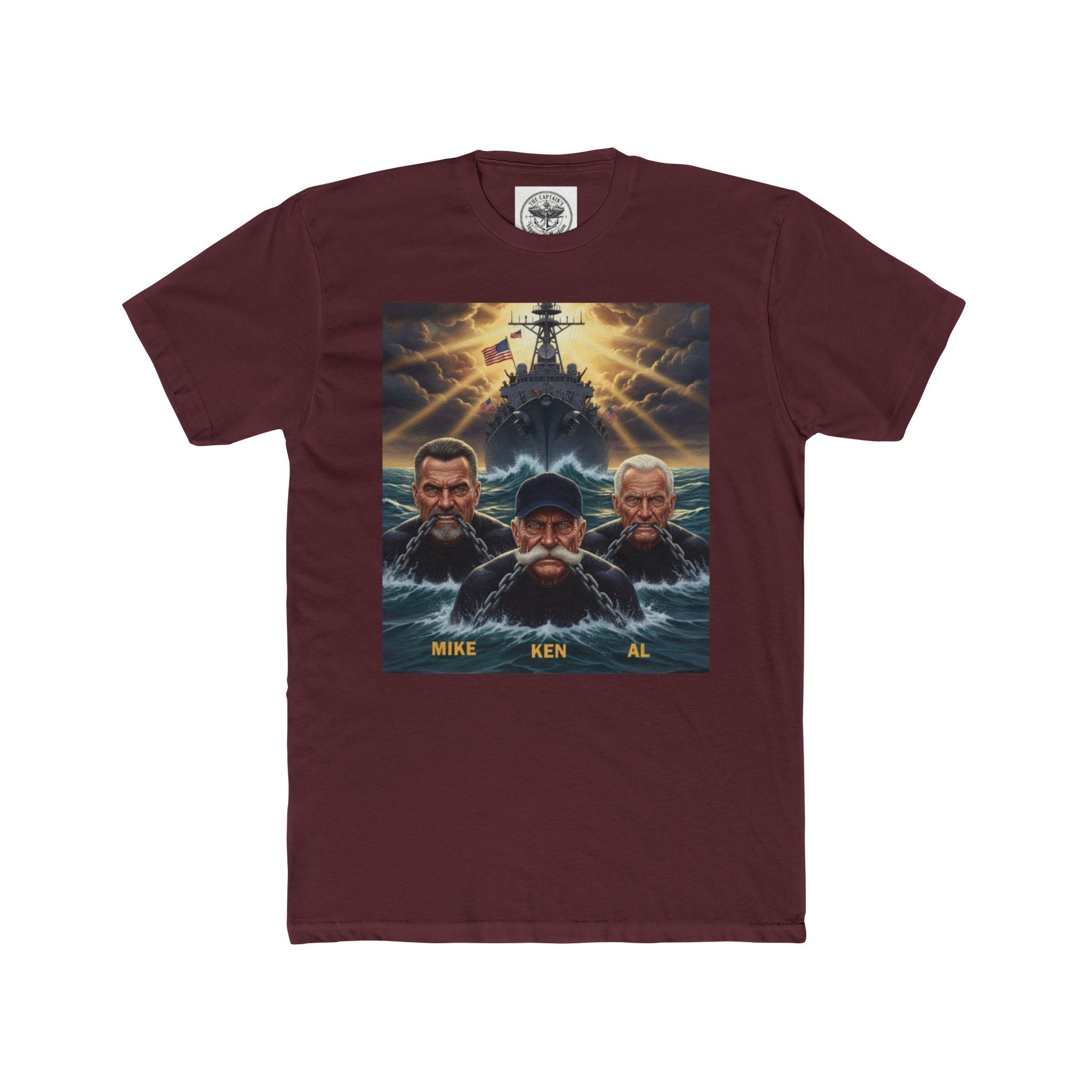 Shark Attack Movie Poster T-Shirt — Retro Action Film Tee (Mike Ken Al)