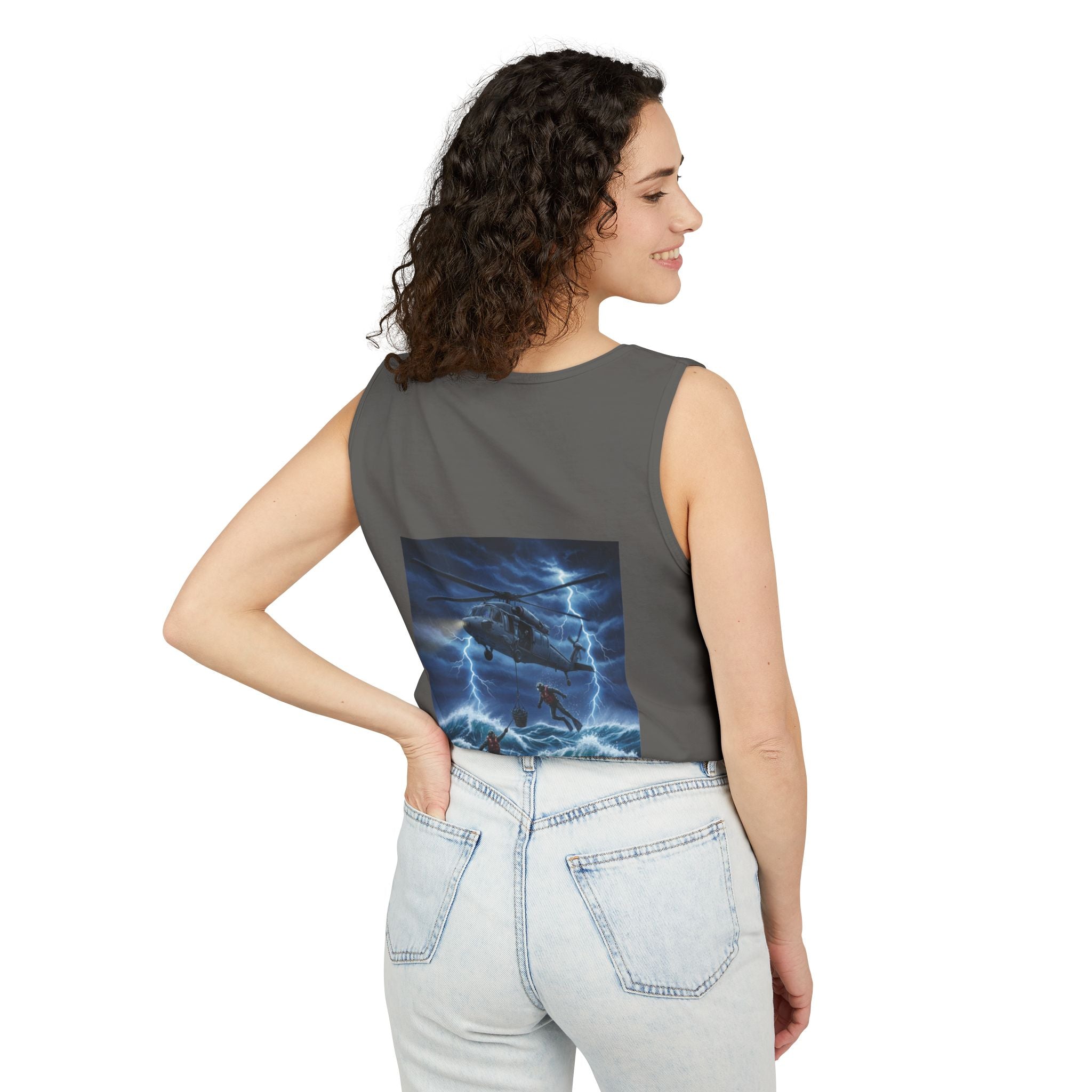 Navy SAR Tank Top — "We Know No Limits" Combat Rescue Swimmers