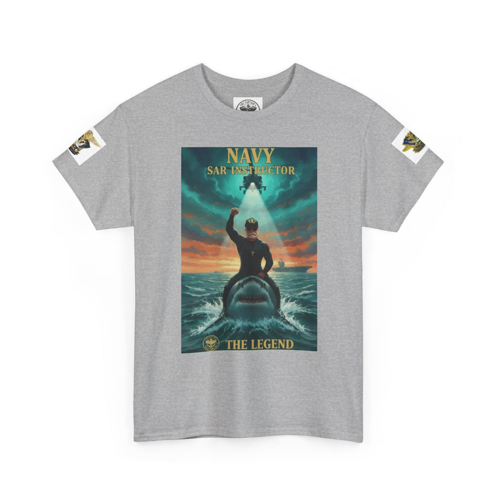 Navy SAR Helicopter Rescue Tee — "The Legend" Search & Rescue Tribute