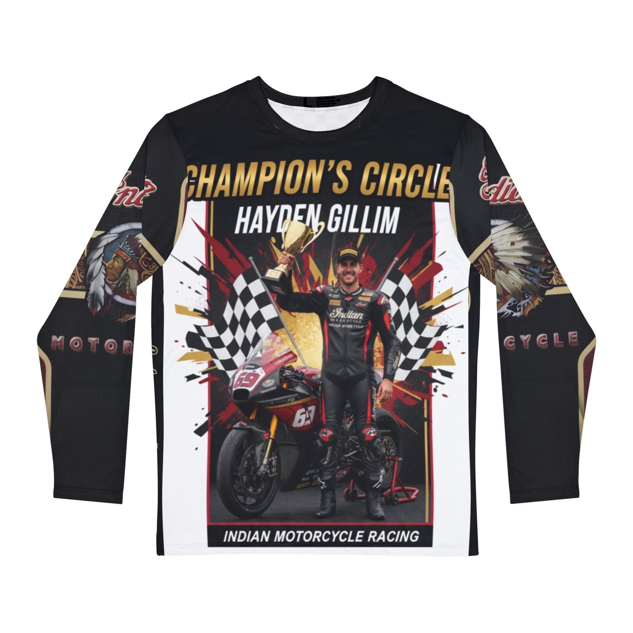 Champion's Circle Hayden Gillim Motorcycle Racing Long Sleeve Shirt