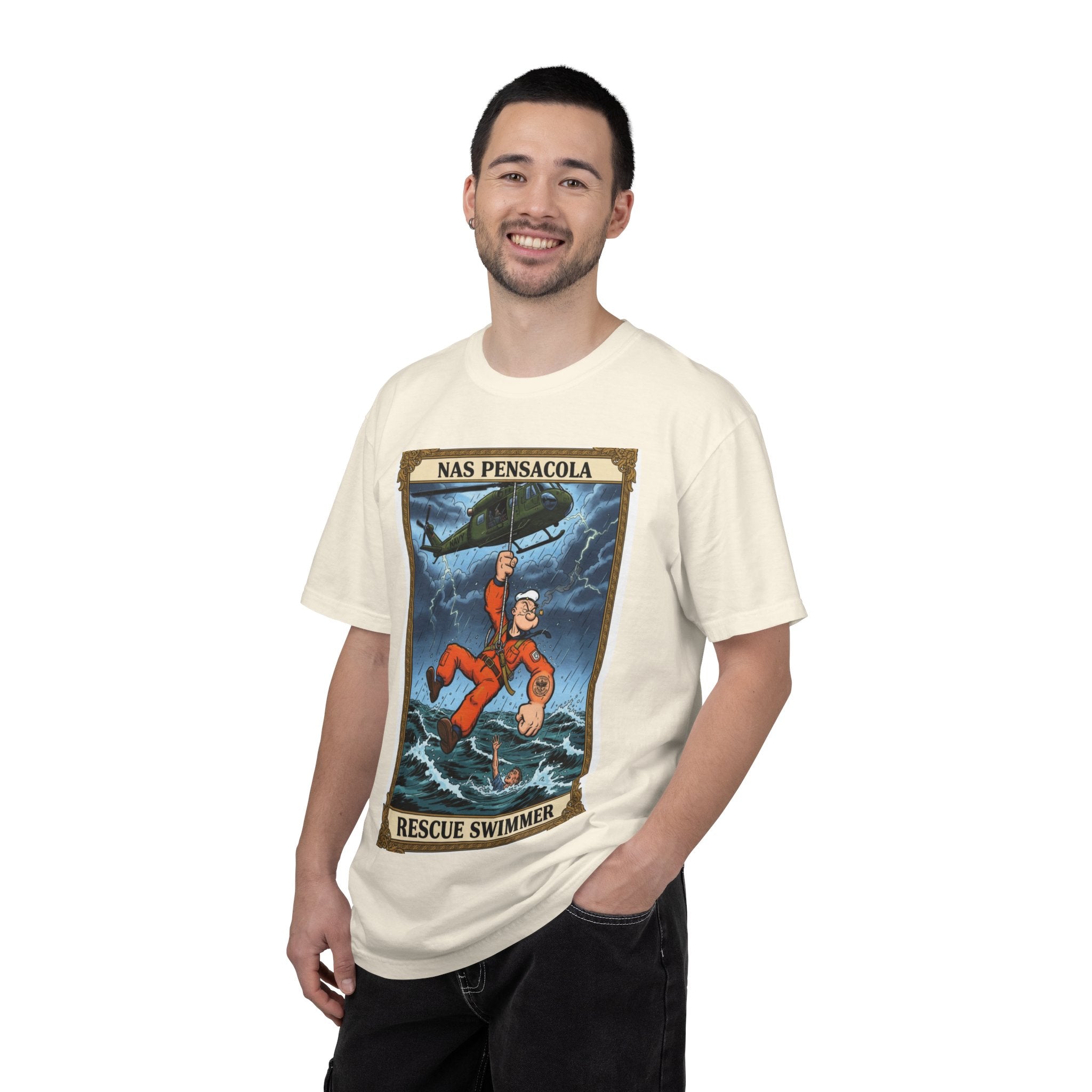 Rescue Swimmer T-Shirt – NAS Pensacola Vintage Lifesaver Tee