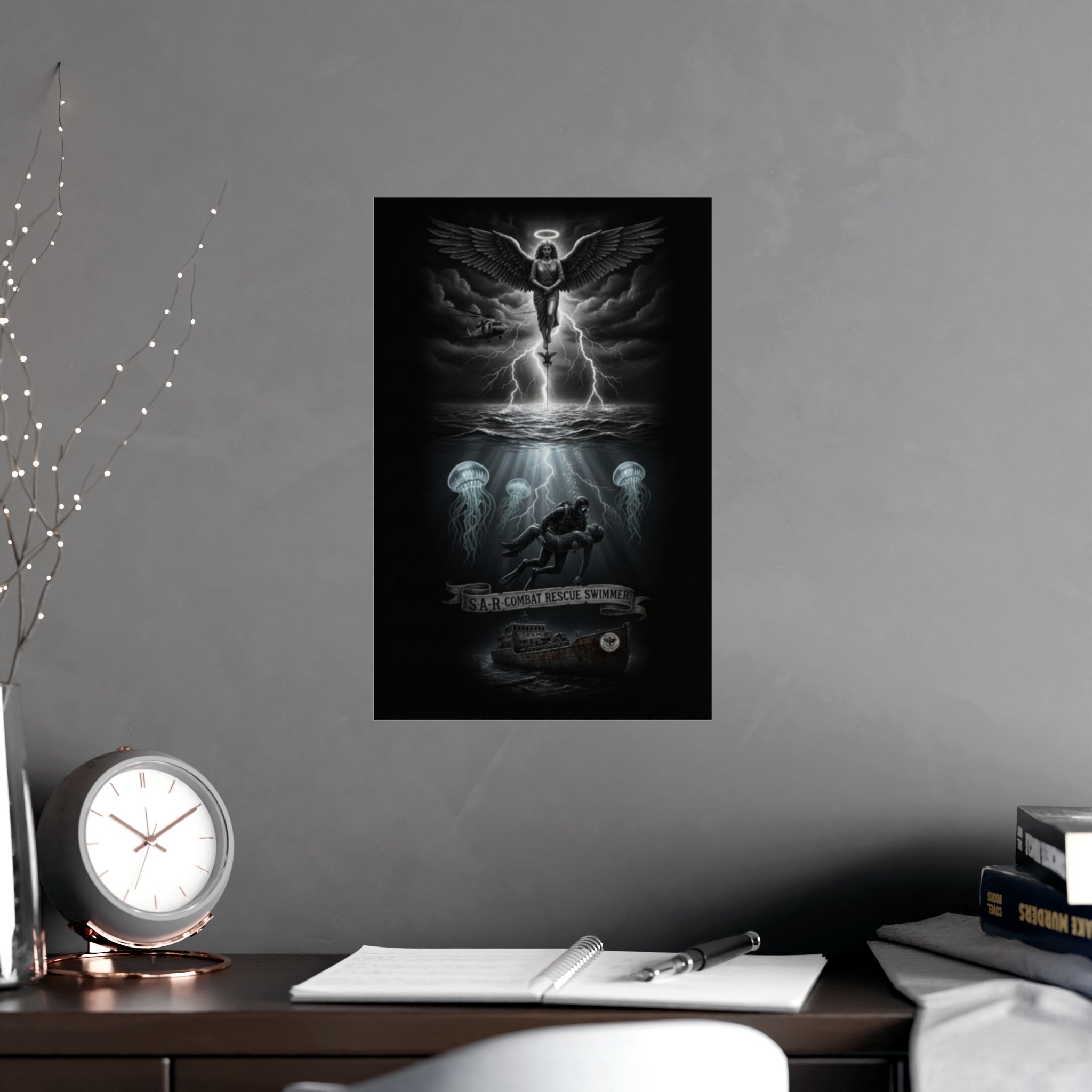 Matte Poster — USAR Combat Rescue Swimmer Memorial (Vertical/Horizontal)