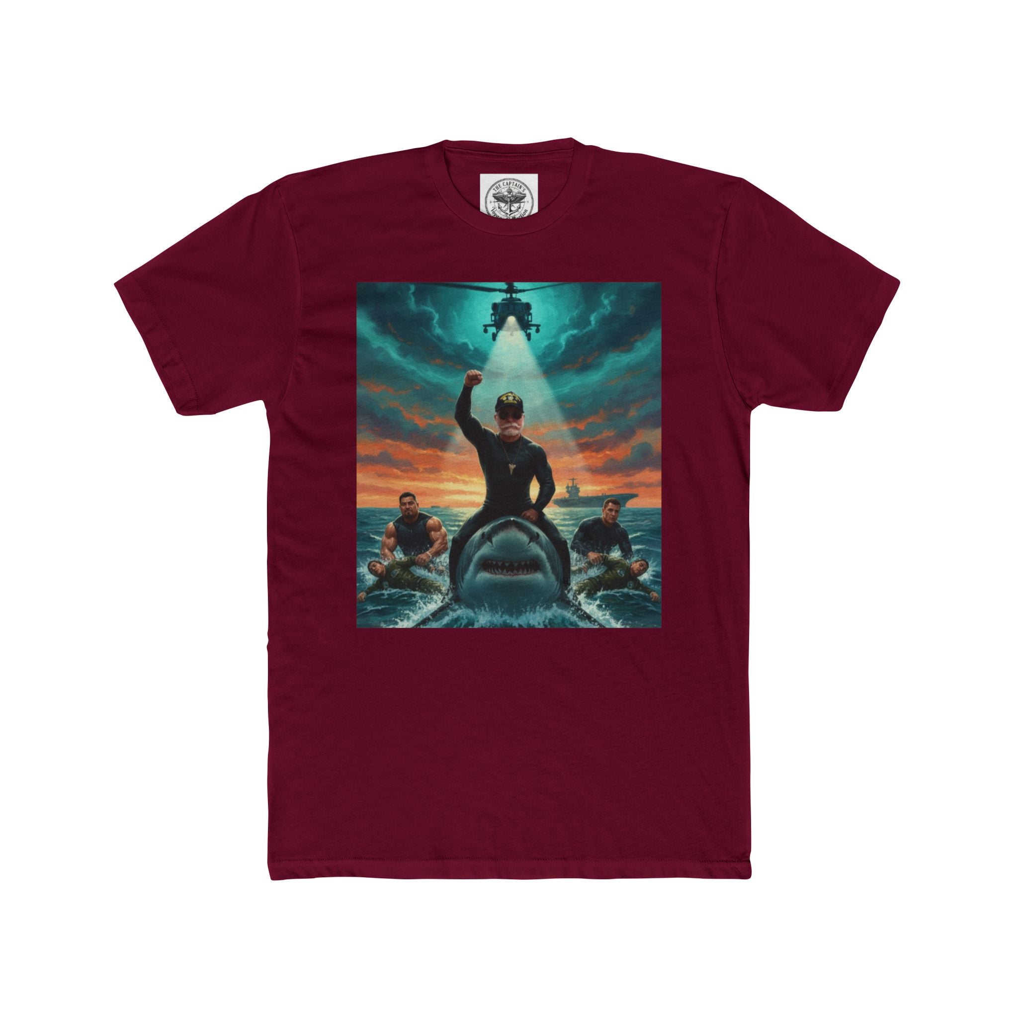 Rescue Mission T-Shirt — Military Helicopter & Sea Rescue Graphic Tee