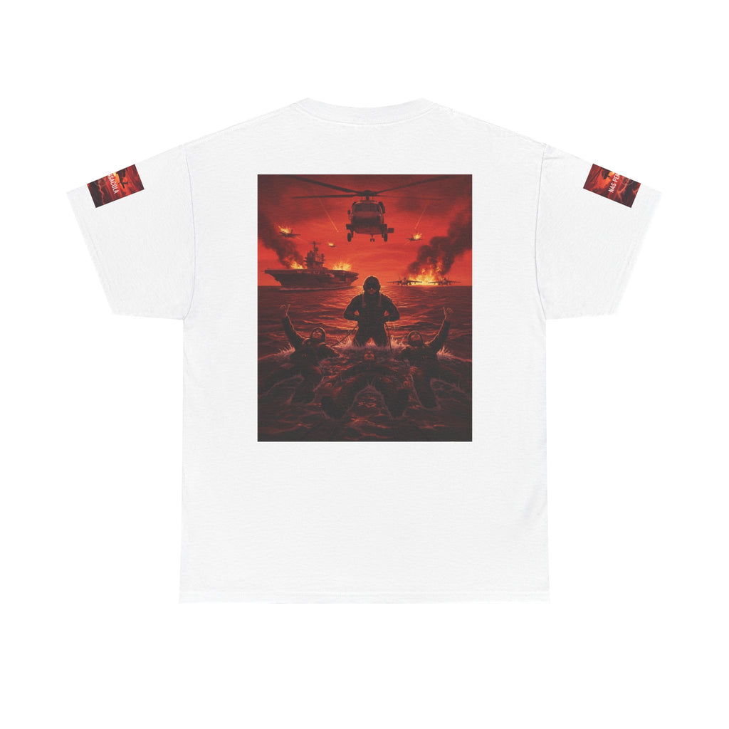 Rescue Swimmer Graphic Tee — NAS Pensacola Military Helicopter Design
