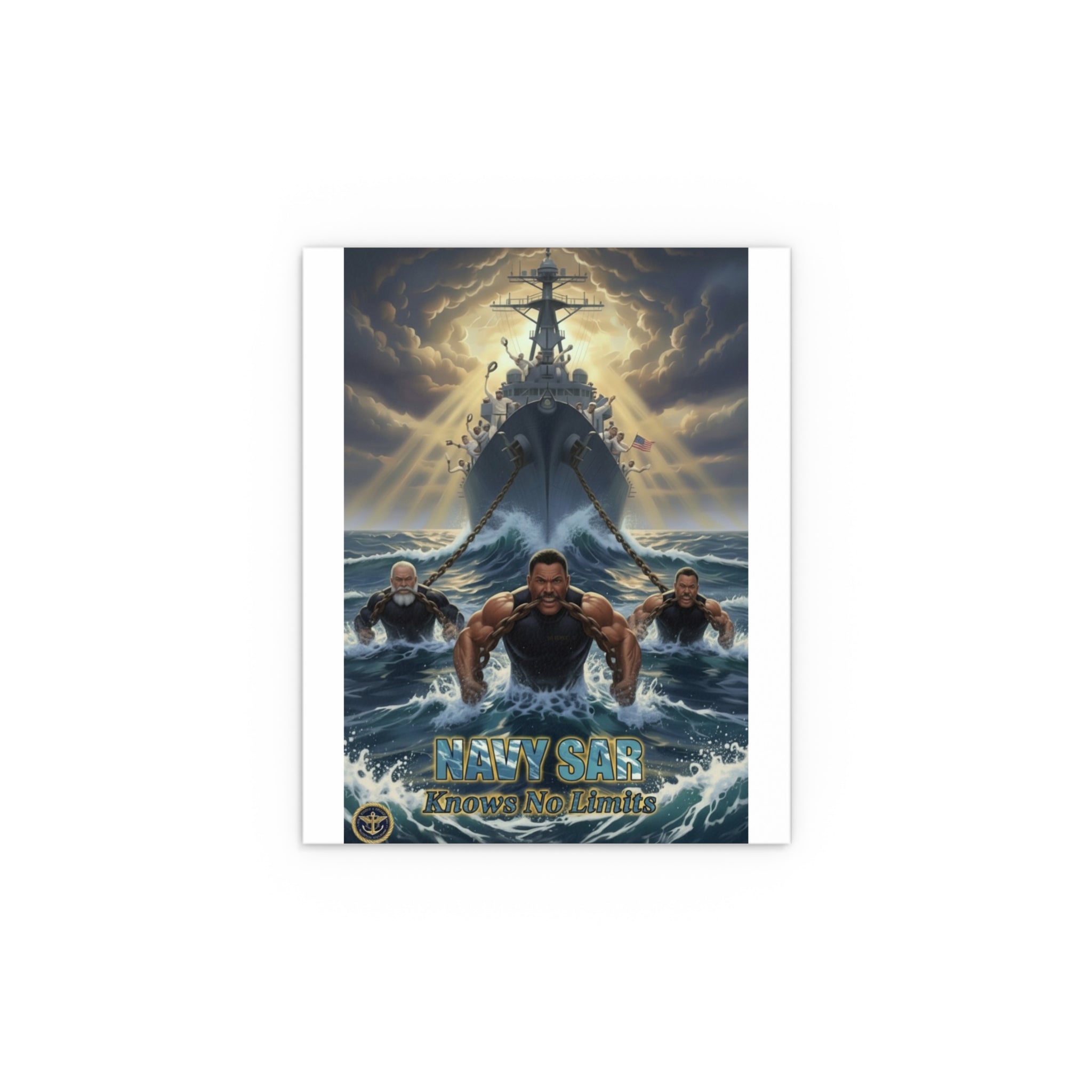 Navy SEALs Silk Poster — 'Nothing Is Impossible' Military Wall Art (Indoor/Outdoor)
