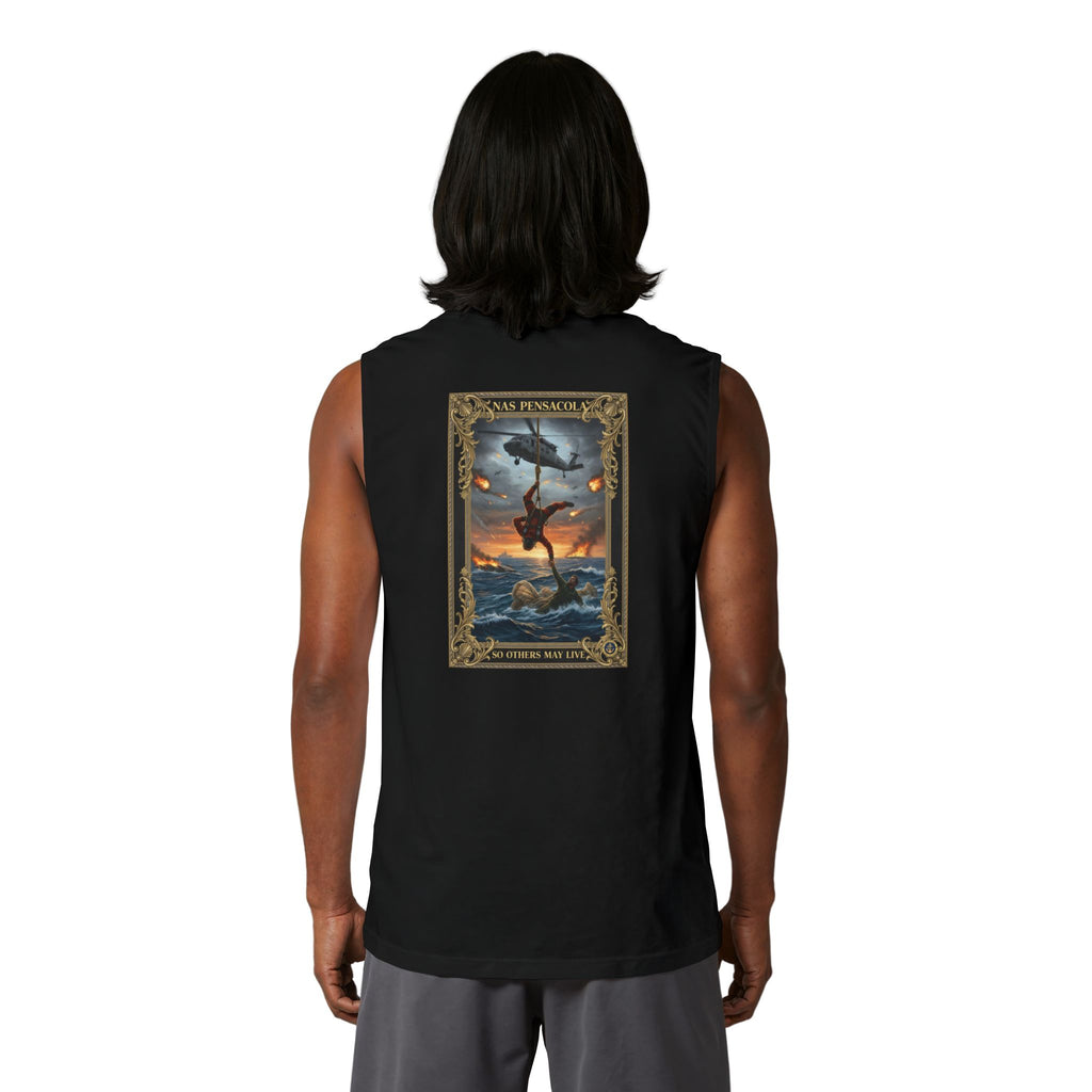 Military NAS Pensacola Tank Top — Navy Aviation Helicopter Design