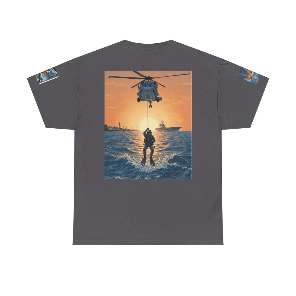 Rescue Swimmer Tee — NAS Pensacola Search & Rescue Helmet Tag T-Shirt