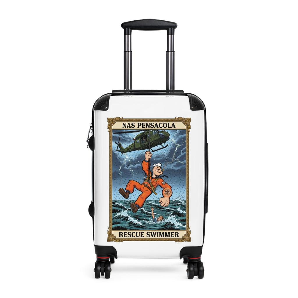 NAS Pensacola Rescue Swimmer Suitcase – Military Search & Rescue Luggage
