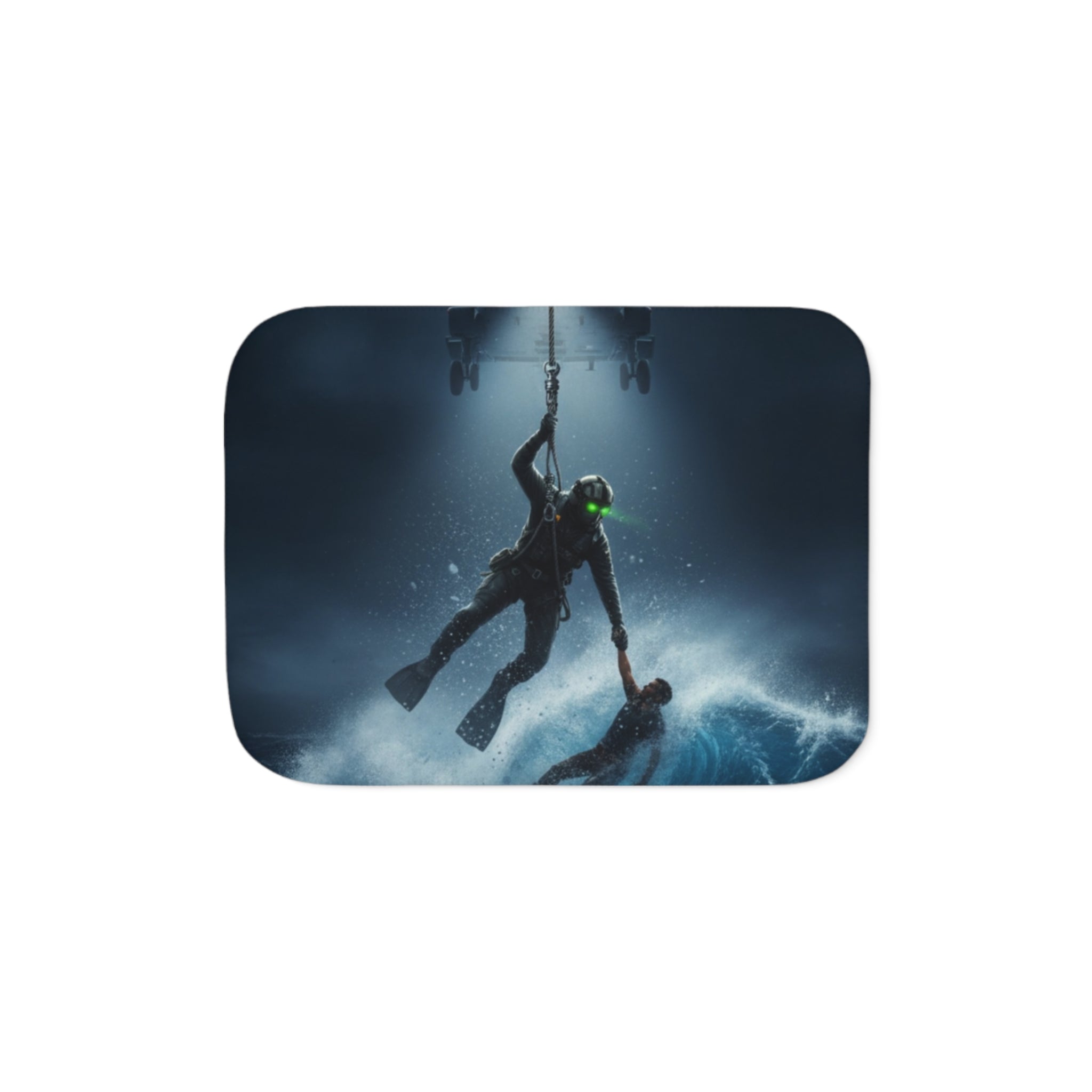 Sherpa Blanket — Rescue Diver Helicopter Search & Sea Rescue Throw