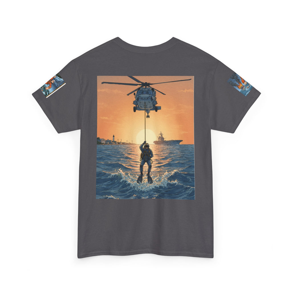 Rescue Swimmer Tee — NAS Pensacola Search & Rescue Helmet Tag T-Shirt