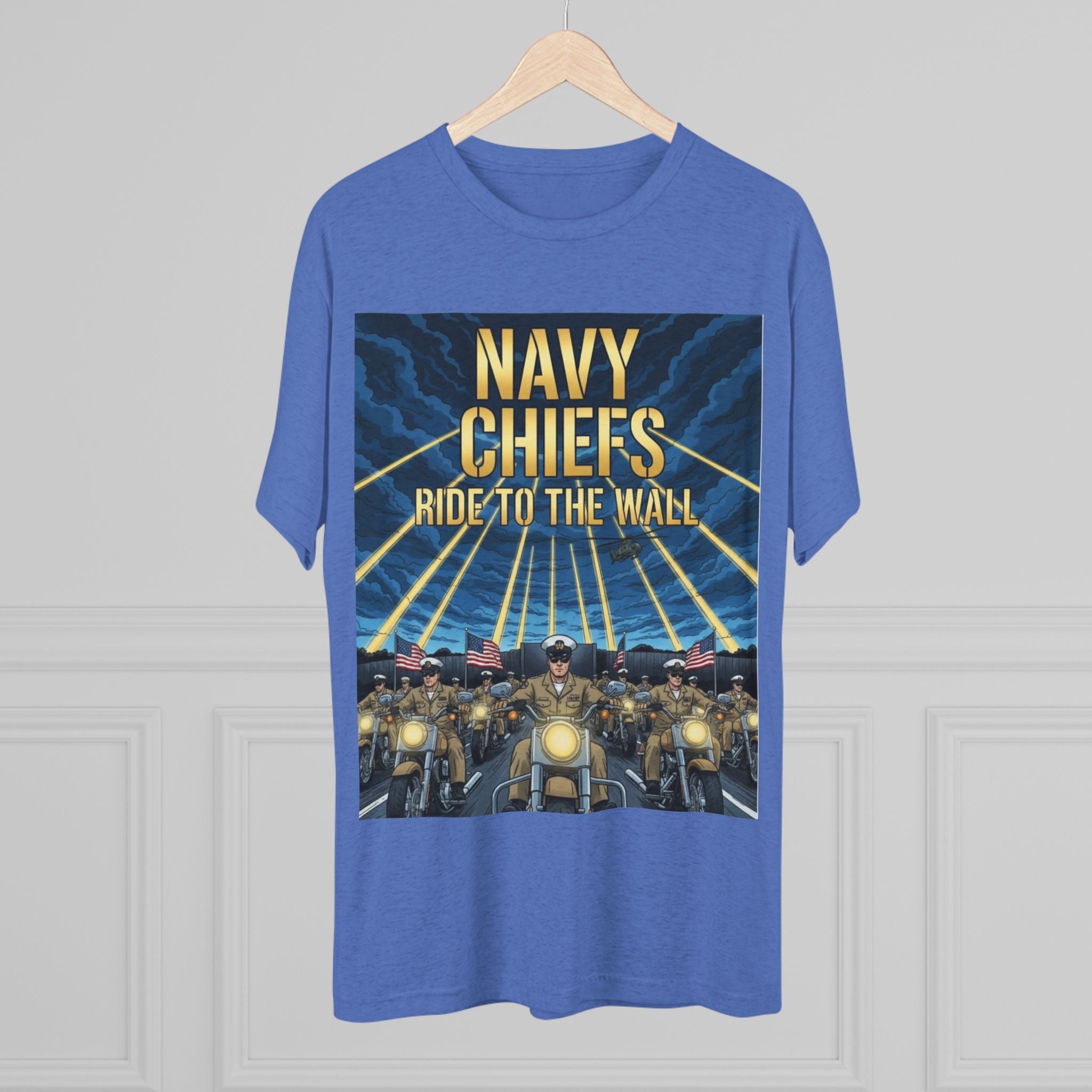 Navy Chiefs Ride to the Wall T-Shirt — "2nd Option... FAFO" Veteran Tribute Tee
