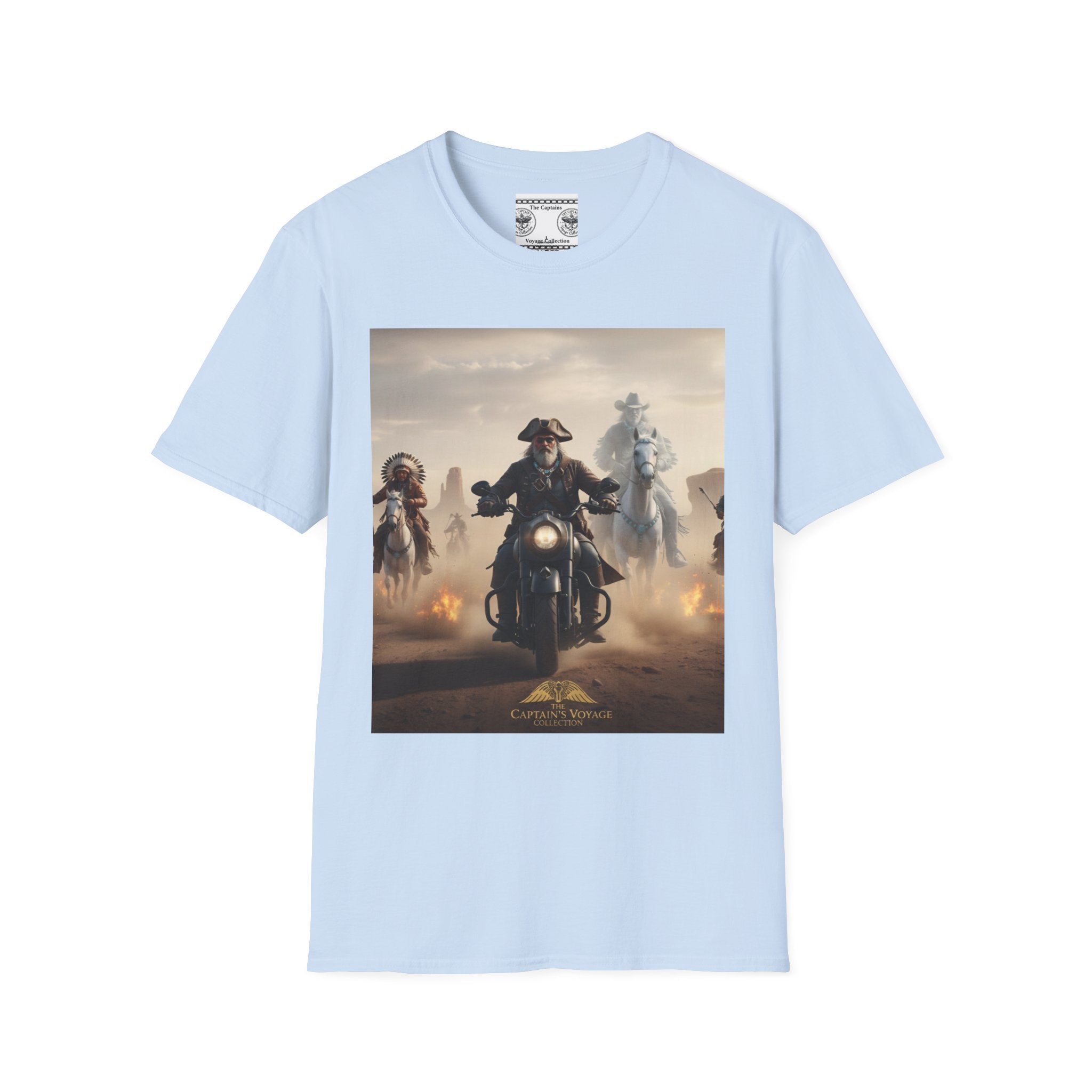 Captain's Voyage Motorcycle Pirate T-Shirt