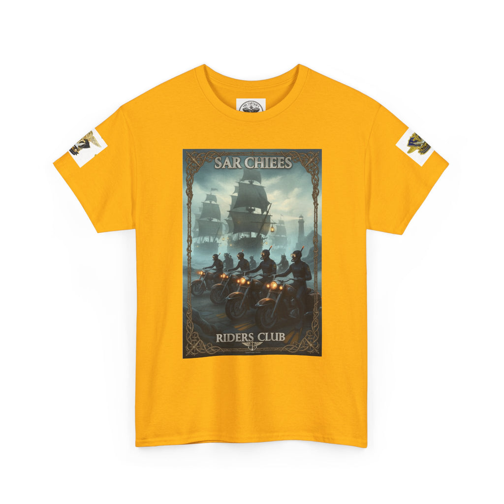 Navy Riders Club Graphic Tee — Vintage Naval Rescue Poster Shirt