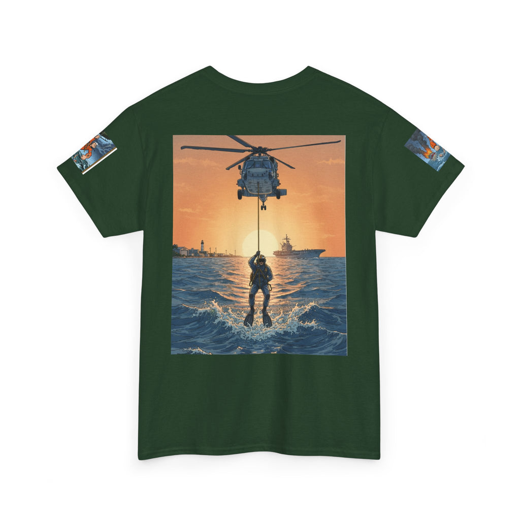 Rescue Swimmer Tee — NAS Pensacola Search & Rescue Helmet Tag T-Shirt