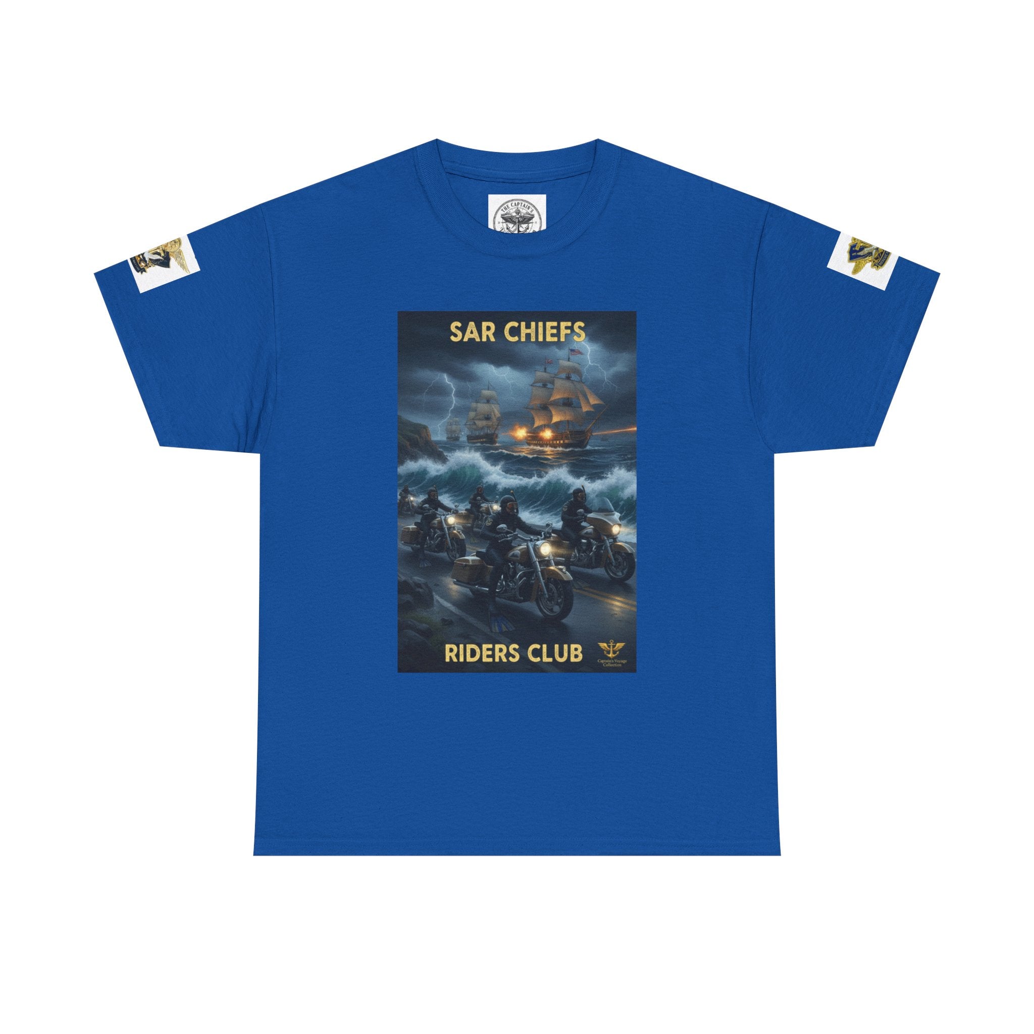 SAR Chiefs Riders Club Tee — NAS Pensacola Helicopter Rescue Graphic Shirt