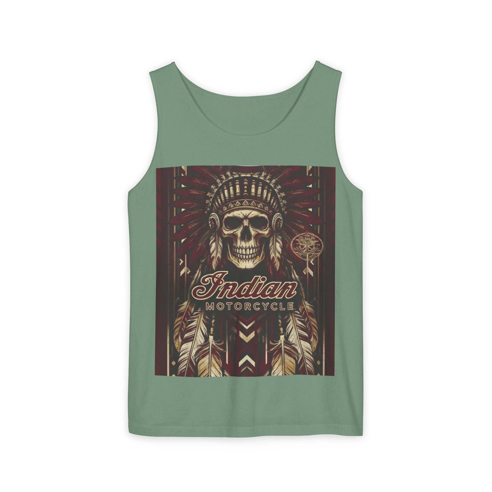 Skull Chief Tank Top — Indian Motorcycle Graphic Tank