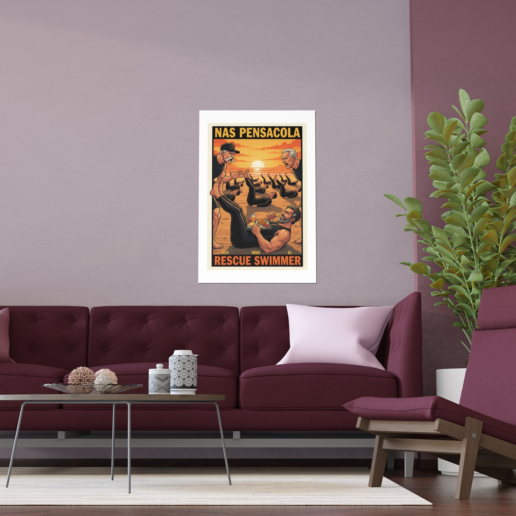 Helicopter Rescue Silk Poster — Search & Rescue Wall Art (Indoor/Outdoor)