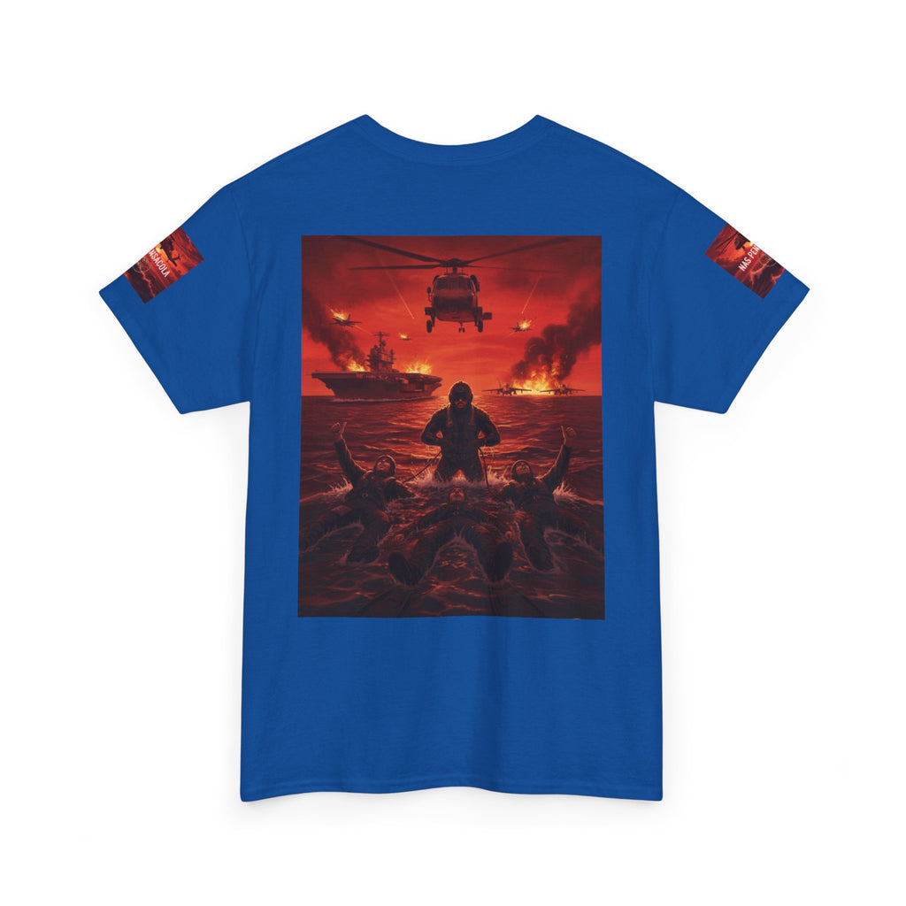 Rescue Swimmer Graphic Tee — NAS Pensacola Military Helicopter Design