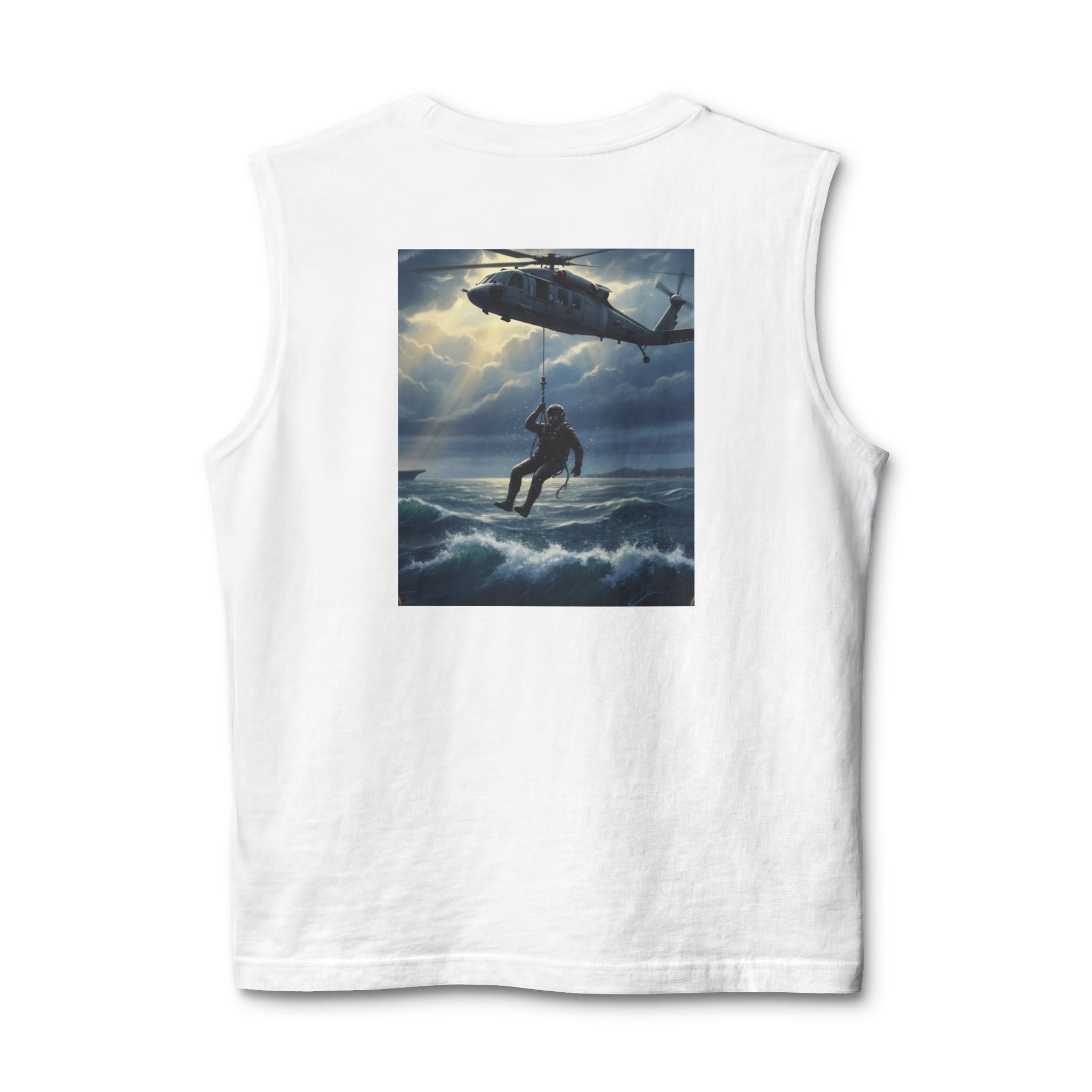 Rescue Swimmer Muscle Tank — Military Search & Rescue Tribute