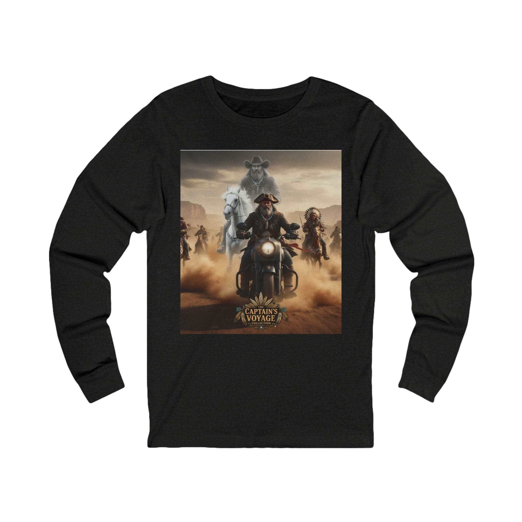 Captain's Voyage Motorcycle & Ghost Rider Long Sleeve Tee
