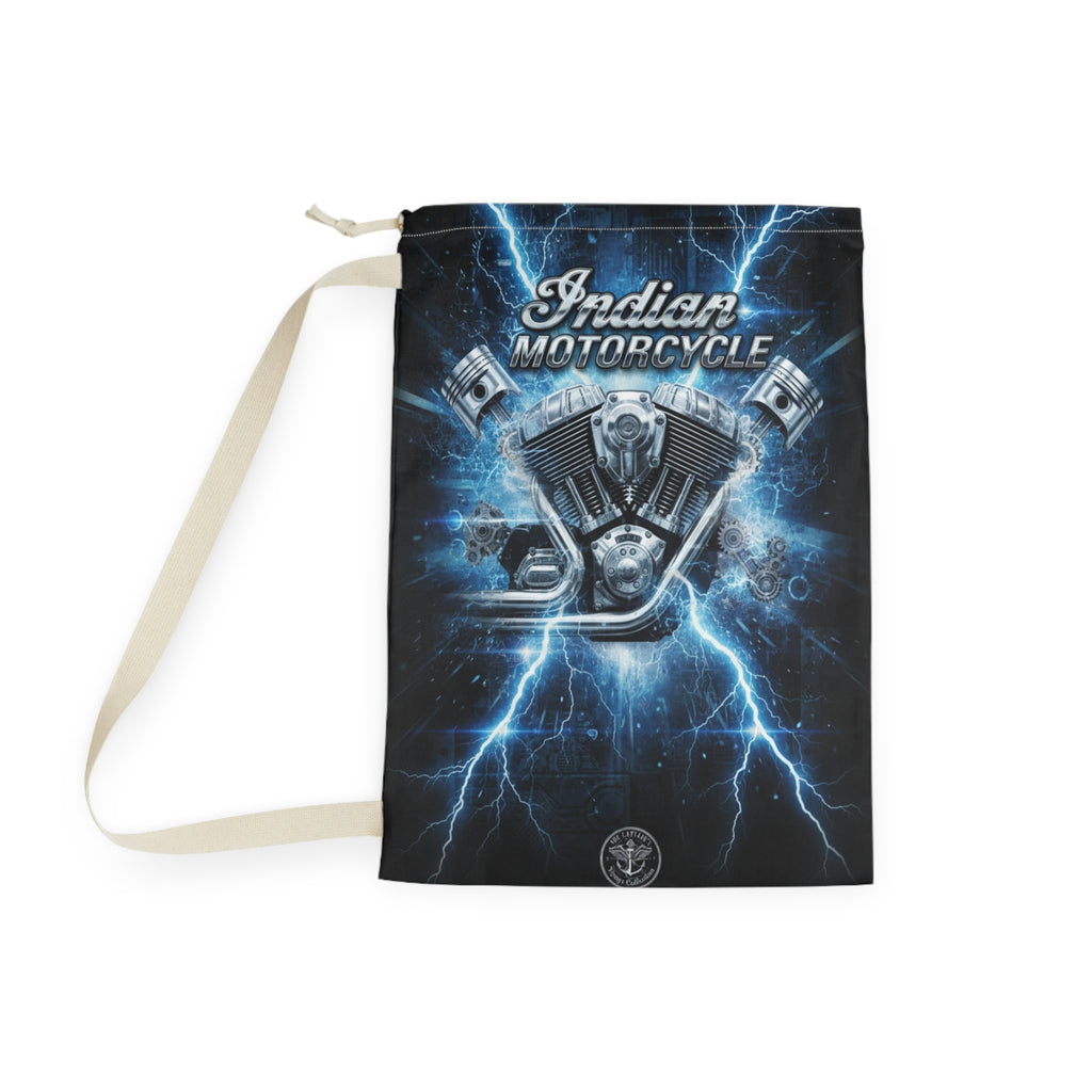 Indian Motorcycle Lightning Engine Laundry Bag