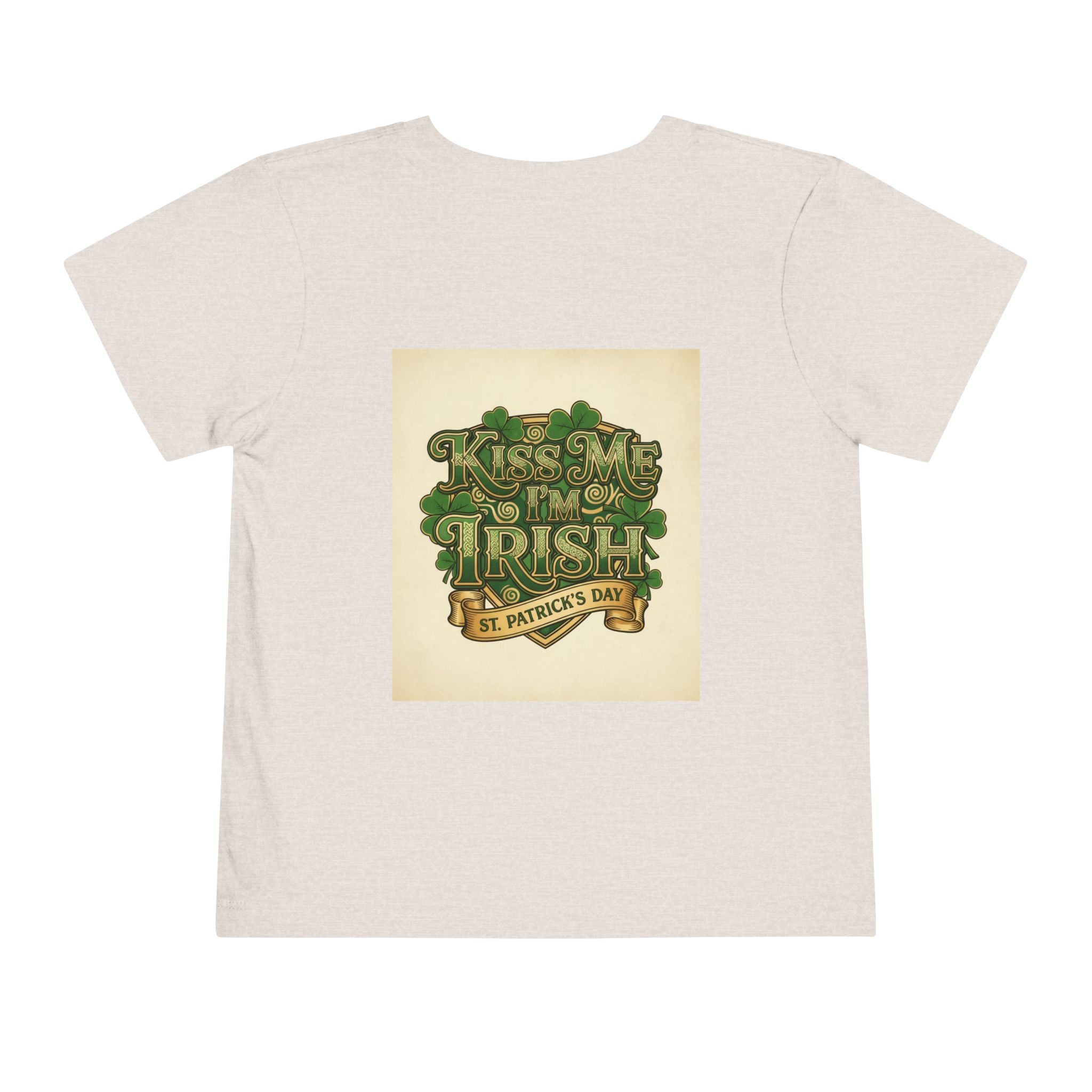 Toddler Tee — "Kiss Me I'm Irish" St. Patrick's Day Shirt