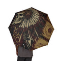 Skull Headdress Foldable Umbrella — Semi‑Automatic Compact Rain Umbrella