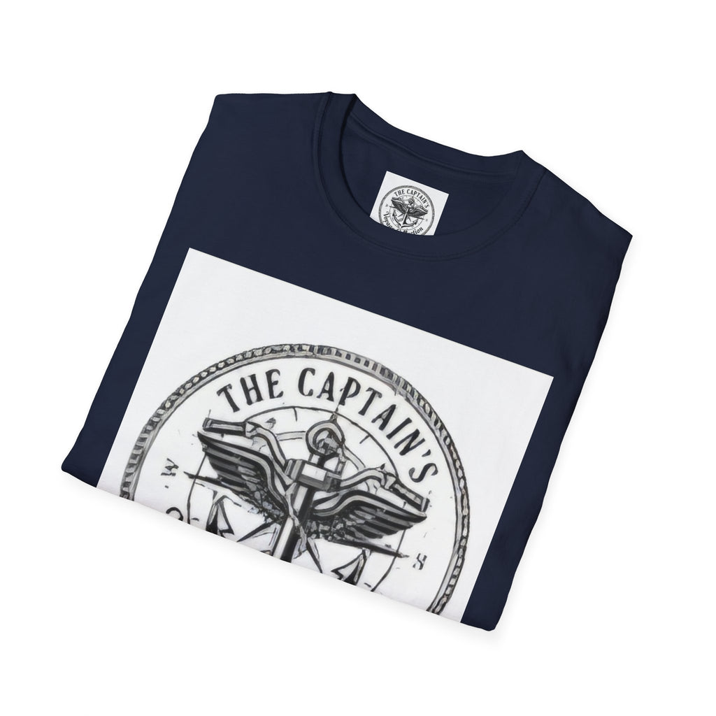 Captain’s Voyage Collection T‑Shirt — Panda Riding Motorcycle Graphic Tee