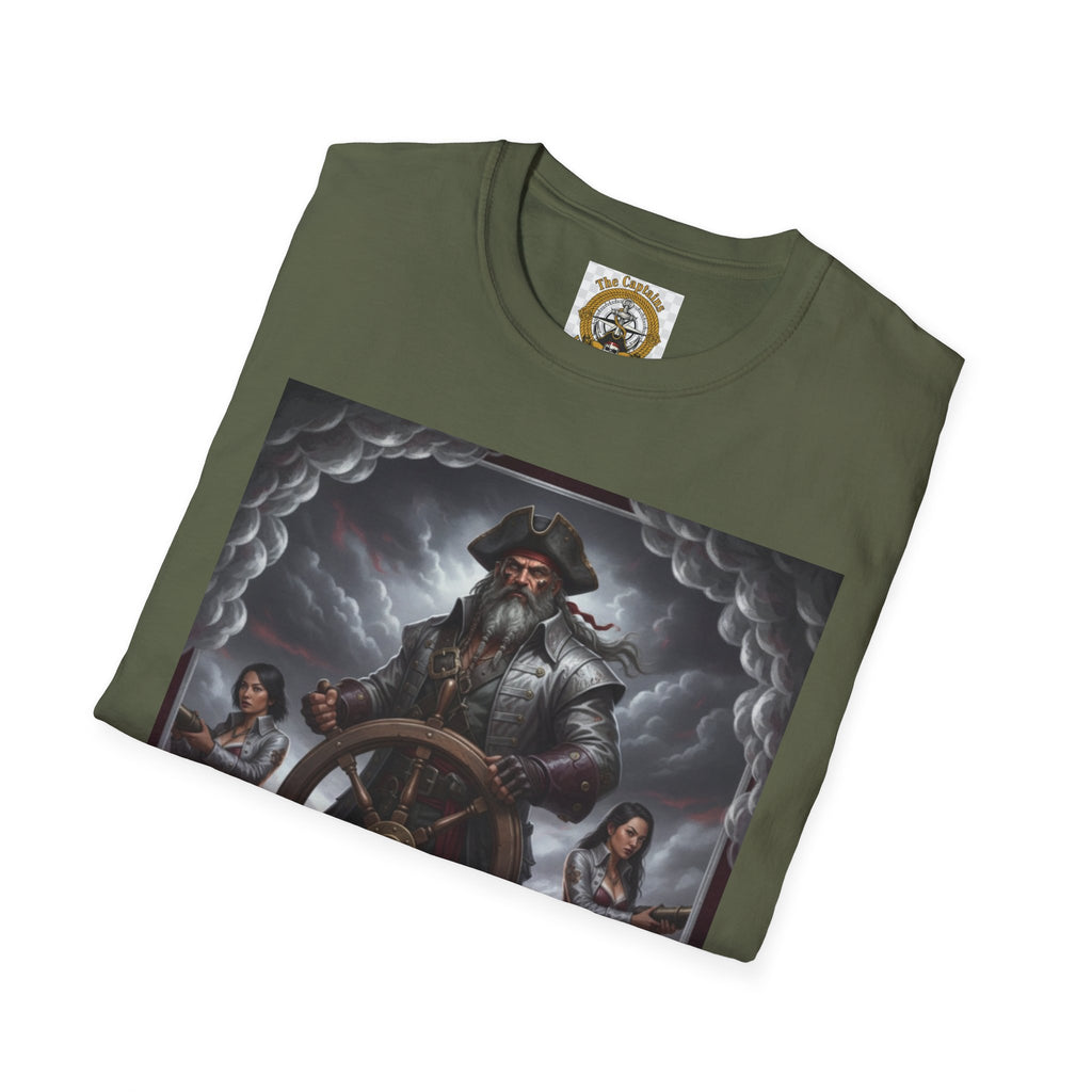 Pirate Captain T-Shirt — Vintage Nautical Adventure Graphic Tee