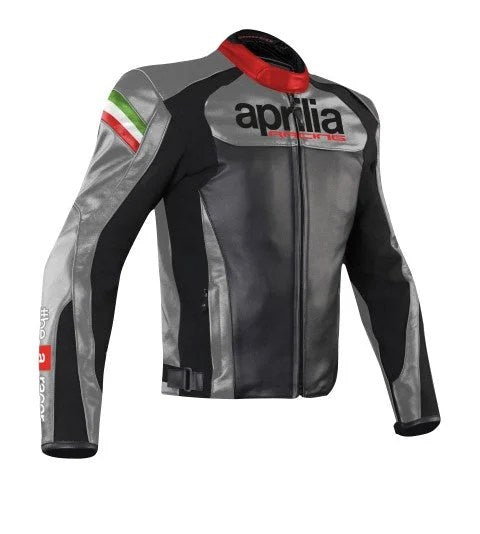 APRILIA MOTORCYCLE LEATHER RACING JACKET - XXXXL
