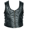 Men's Motorcycle Leather Vest-0