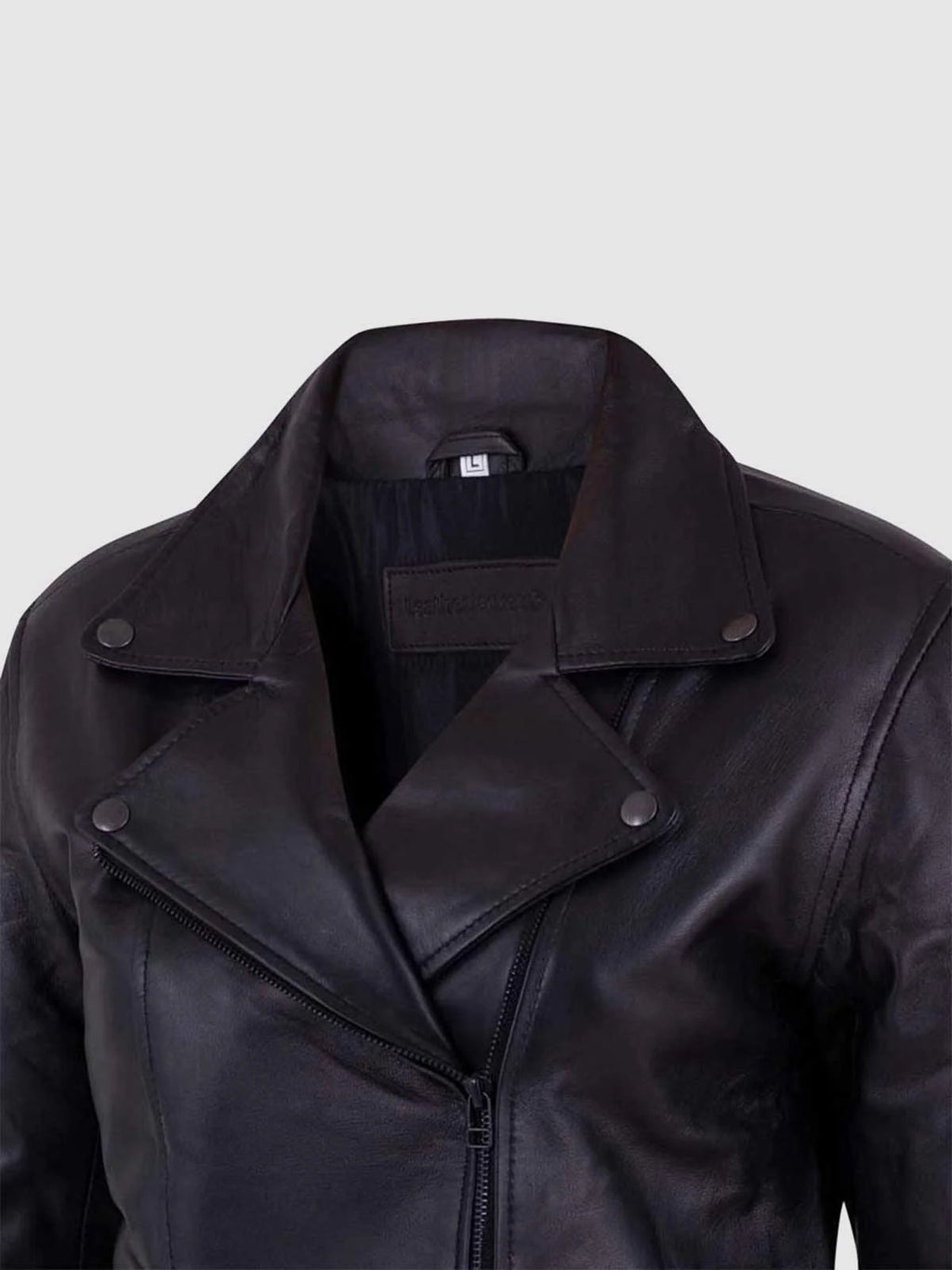 Female Motorcycle Leather Jacket-3